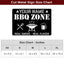 MeMate Metal BBQ Signs, Personalized Barbecue Metal Signs Kitchen Decor, Grill Sign to Personalize, Custom Name Outdoor Plaques, Rustic Decorations for Man Cave