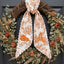 Fall Wreath Sash Bow Embroidered Initials, Personalized Monogram Wreath Sashes 54x5 in, Pumpkins Wreath Ribbon for Front Door, Garland Accessories, Autumn Farmhouse Door Wreath Decor