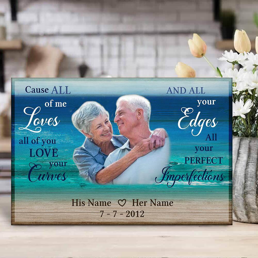 Cause All Of Me Loves All Of You Desktop Plaque