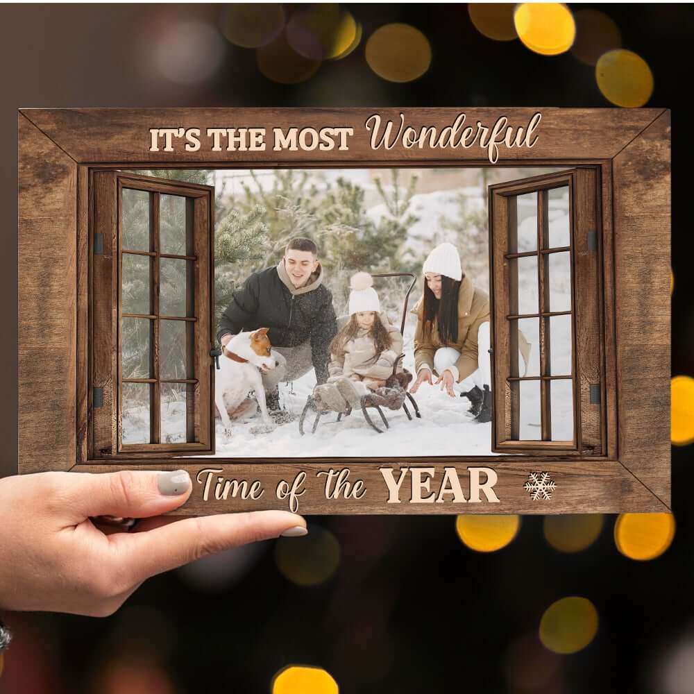 Christmas House Personalized Wood Pallet Sign