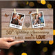 Couple Wedding Anniversary All We Need Is Love Personalized Wood Pallet Sign