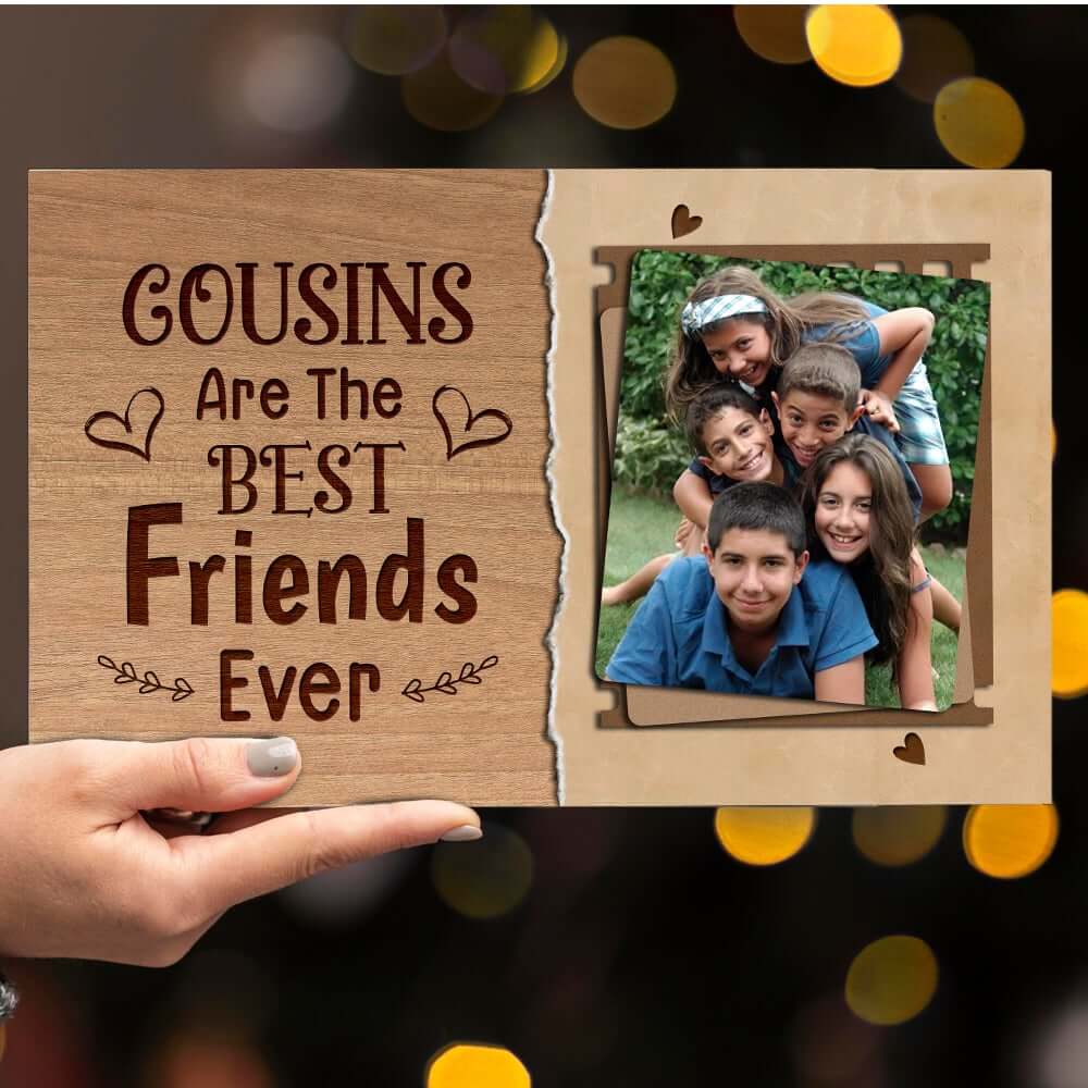 Cousins Are Best Friends Personalized Wood Pallet Sign