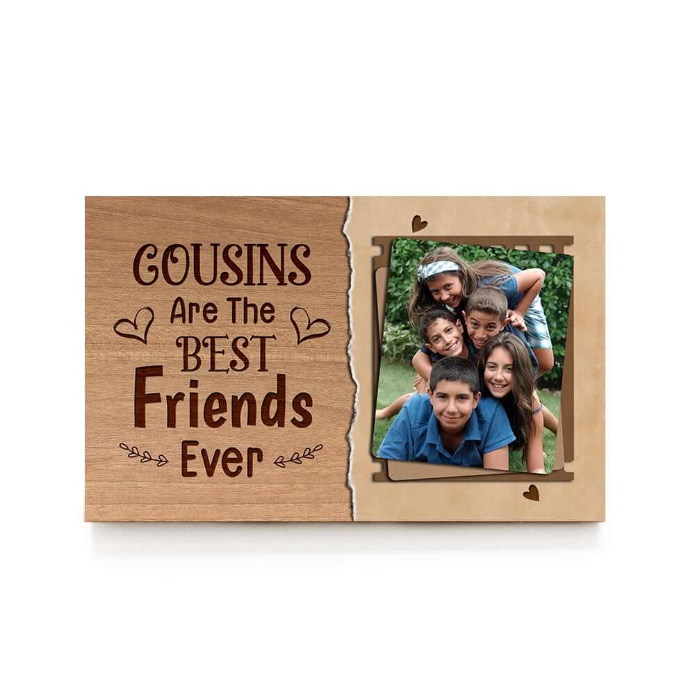 Cousins Are Best Friends Personalized Wood Pallet Sign