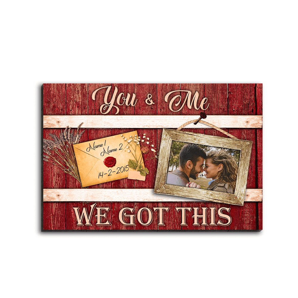 You And Me We Got This Desktop Plaque
