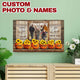 Family Where Life Begins And Love Never Ends Personalized Wood Pallet Sign