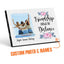 Friendship Knows No Distance Personalized Photo Desktop Plaque