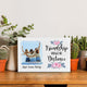 Friendship Knows No Distance Personalized Photo Desktop Plaque