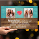 Friendship Must Be Built On A Solid Foundation Of Alcohol Personalized Wood Pallet Sign
