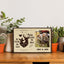 He Keeps Me Safe She Keeps Me Wild Personalized Photo Desktop Plaque