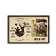 He Keeps Me Safe She Keeps Me Wild Personalized Photo Desktop Plaque