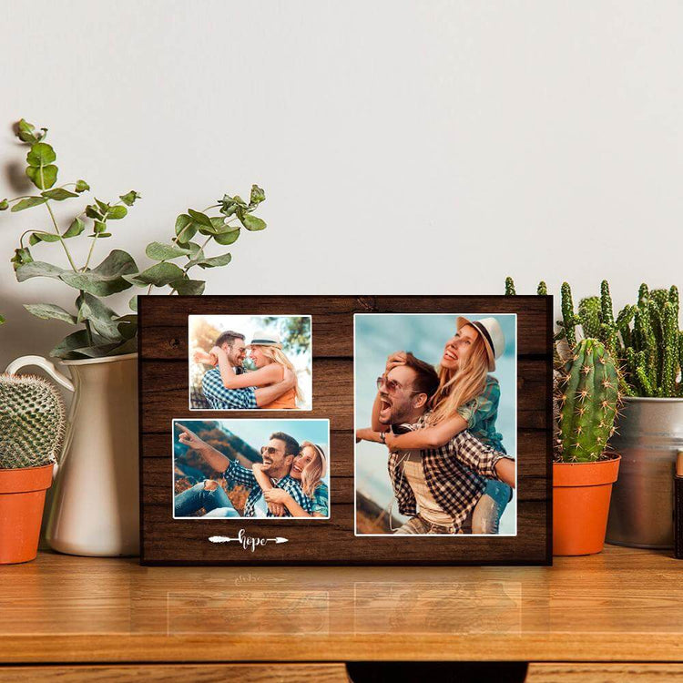Hope Wood Desktop Plaque
