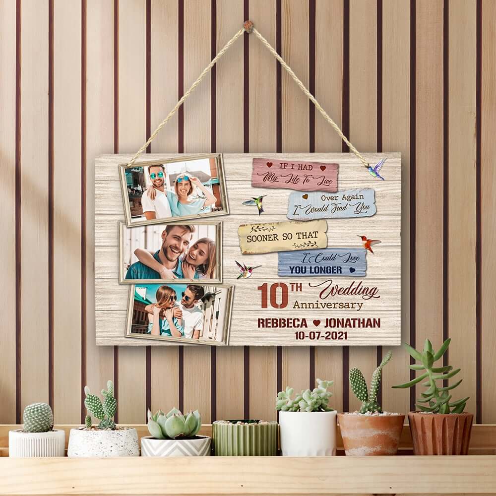 I Could Love You Longer Personalized Wood Pallet Sign