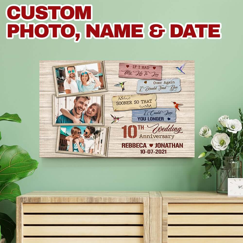 I Could Love You Longer Personalized Wood Pallet Sign