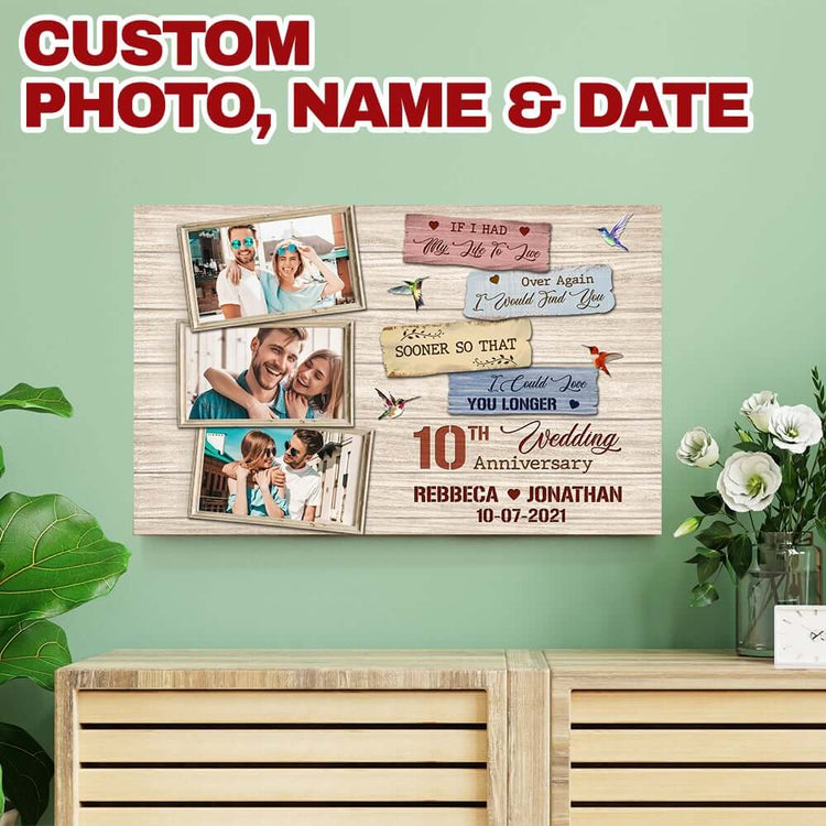 I Could Love You Longer Personalized Wood Pallet Sign