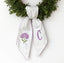 Personalized Hydrangea Wreath Sash 54x5, Embroidered Purple Hydrangea Wreath Sash Bow, Monogram Door Decor, Spring Front Door Bow, Embroidered Holiday Sash