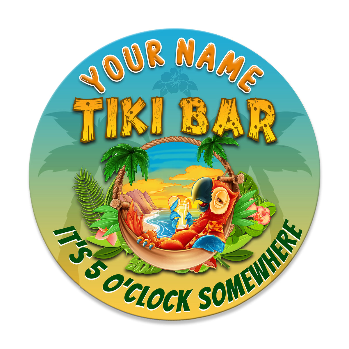 Tiki Bar Sign
