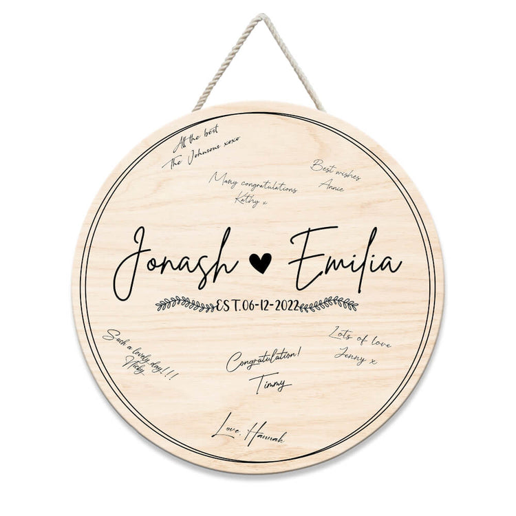 wedding guestbook