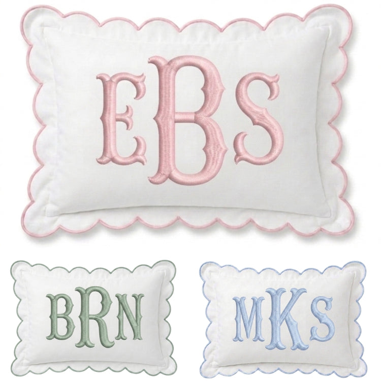 Monogram Pillow Covers, Personalized Pillow for Kids Boys Girls, Custom Embroidered Initials Pillowcase, Custom Text Embroidered Pillow Cover, Nursery Decor Cushion, Monogrammed Pillow, Baby Pillow