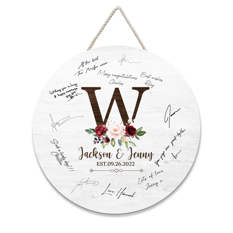 wedding guestbook