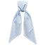 Blue Gingham Sash w/White Scalloped Edge