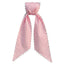 Pink Stripes Sash w/White Scalloped Edge