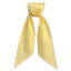 Yellow Stripes Sash w/White Scalloped Edge