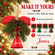 Personalized Christmas bell: choose a color and add your name