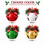 Choose bell color: Red, White, Green and Gold