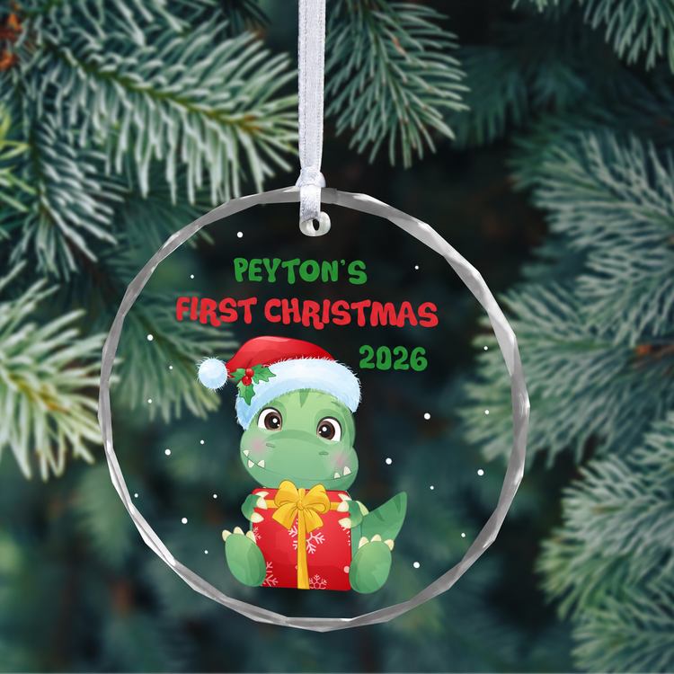 MeMate Baby's First Christmas Ornament 2026, Personalized Baby Ornaments with Name, Baby Ornament for Boys Girls, Christmas Baby Keepsakes for Newborn Infant Son Daughter - Updated image 2