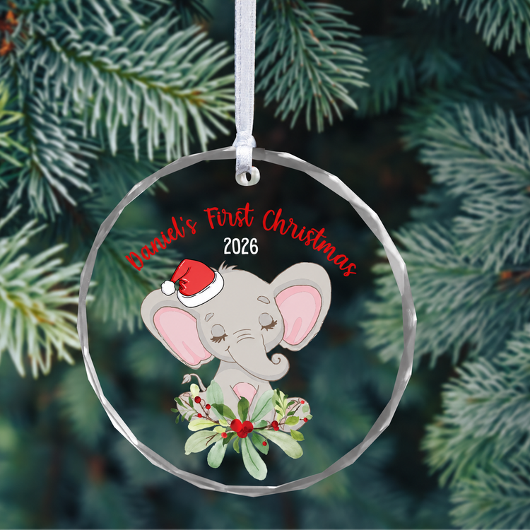MeMate Baby's First Christmas Ornament 2026, Personalized Baby Ornaments with Name, Baby Ornament for Boys Girls, Christmas Baby Keepsakes for Newborn Infant Son Daughter - Updated image 1