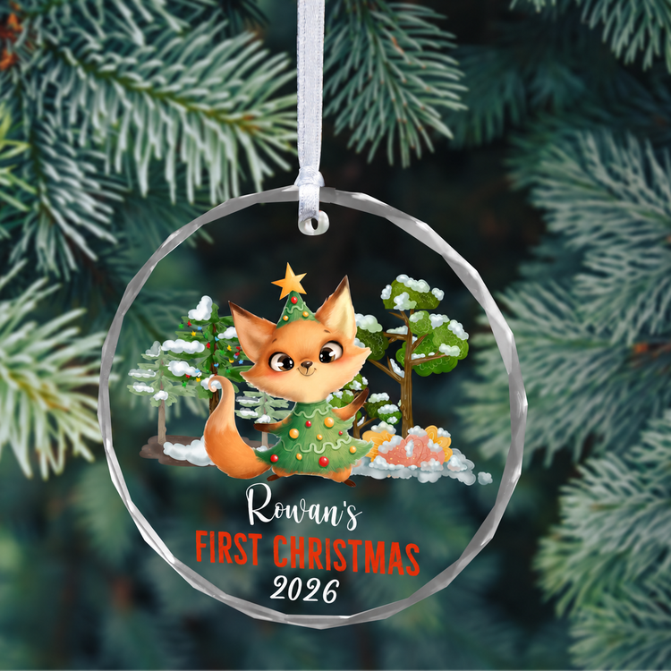 MeMate Baby's First Christmas Ornament 2026, Personalized Baby Ornaments with Name, Baby Ornament for Boys Girls, Christmas Baby Keepsakes for Newborn Infant Son Daughter - Updated image 1