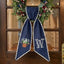 Daisy Wreath Sash for Front Door, Embroidered Flowers Wreath Sash 54x5 Inch, Personalized Initial Monogram Sash Front Door Decor, Bow Ribbon Wreath Sashes