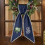 Lily Of The Valley Wreath Sash for Front Door, Embroidered Flowers Wreath Sash 54x5 Inch, Personalized Initial Monogram Sash Front Door Decor, Bow Wreath Sashes for Family Friends