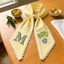 Summer Wreath Sash for Front Door with Lemon, Personalized Initial Name Wreath Sash, Monogramed Embroidered Ribbon with Adjustable Bow Knot Farmhouse Door Wreath Decor, Gift for Family Friends