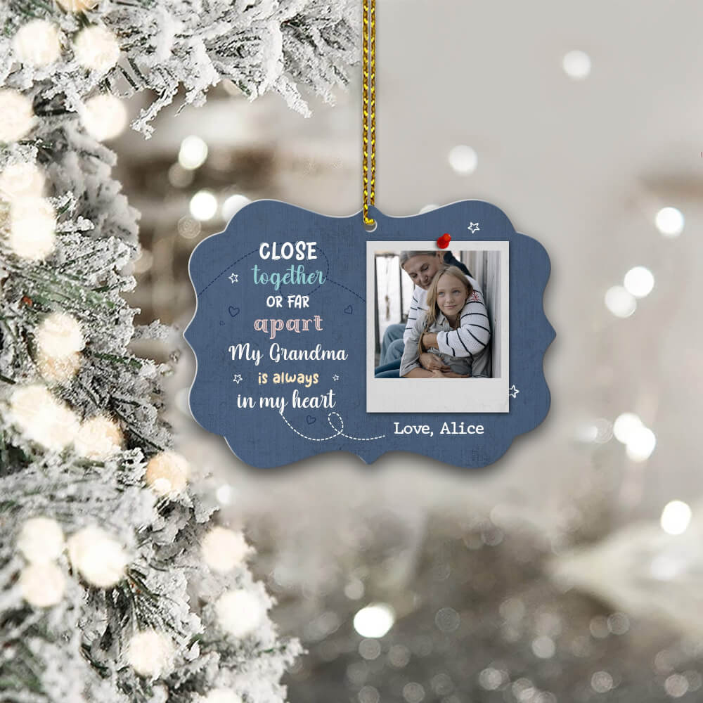 My Grandma Is Always In My Heart Ornament