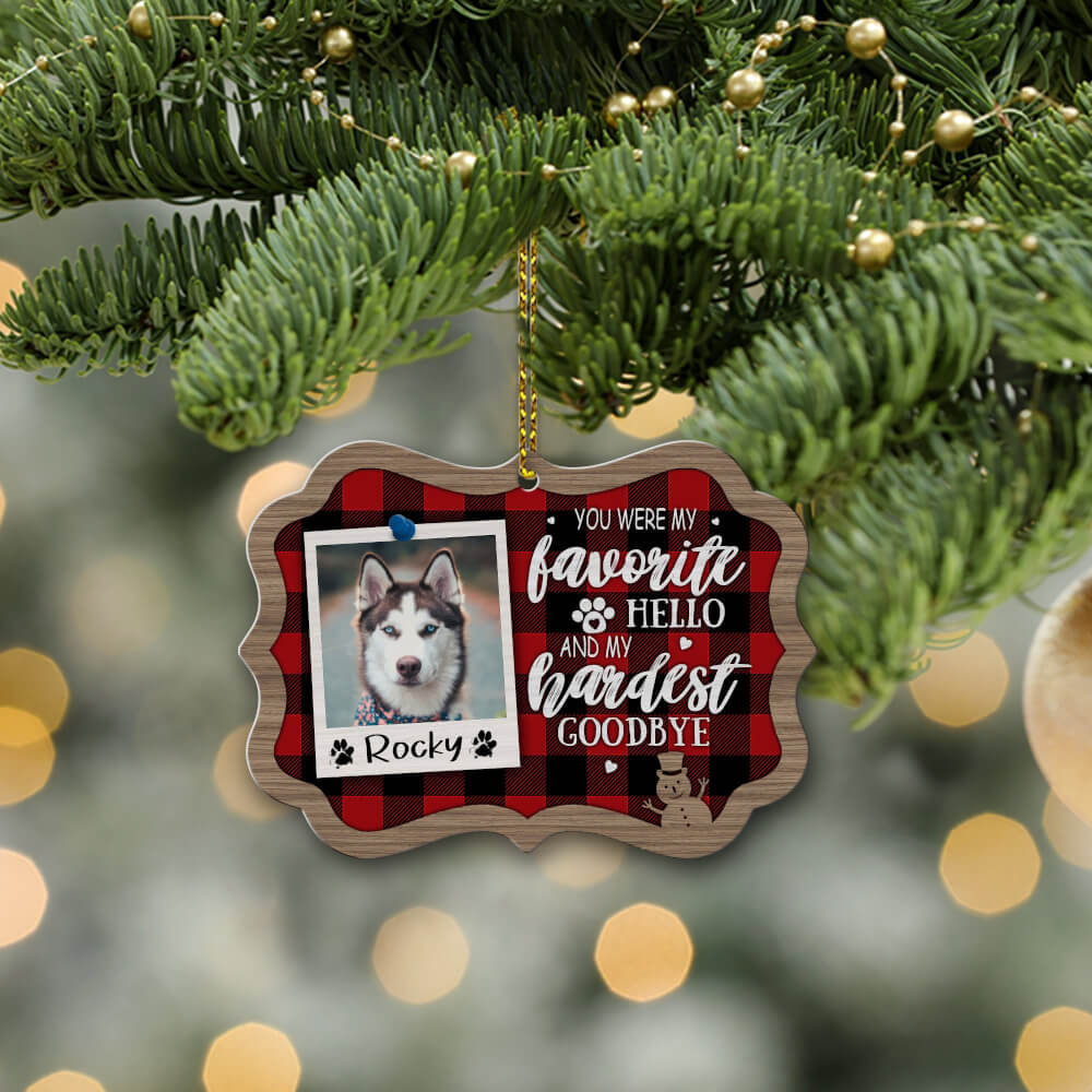 My Hardest Goodbye Ornament