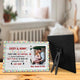 Next Year I'll Be With You Personalized Photo Desktop Plaque