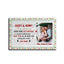 Next Year I'll Be With You Personalized Photo Desktop Plaque