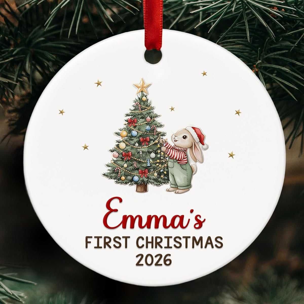 Personalized Christmas Ornament – Baby09 – image 1