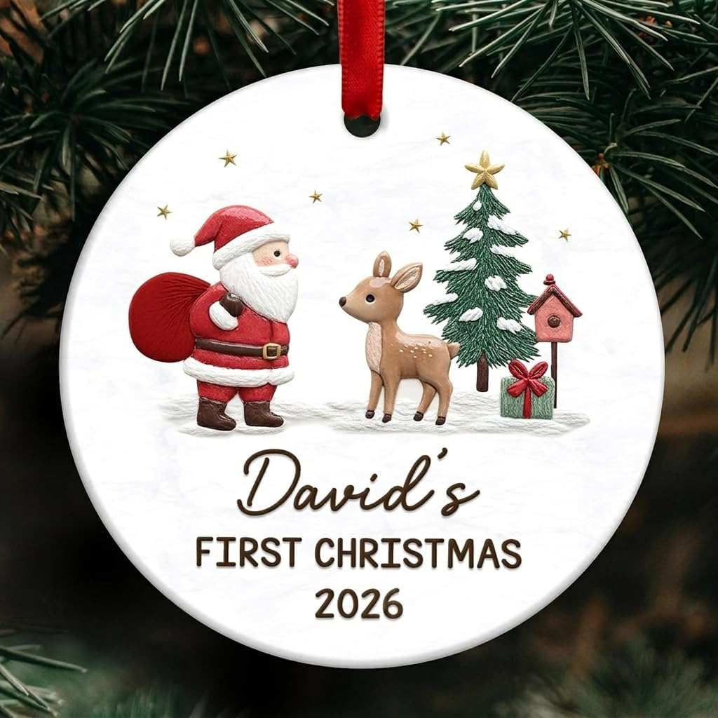 Personalized Christmas Ornament – Baby03 – image 1