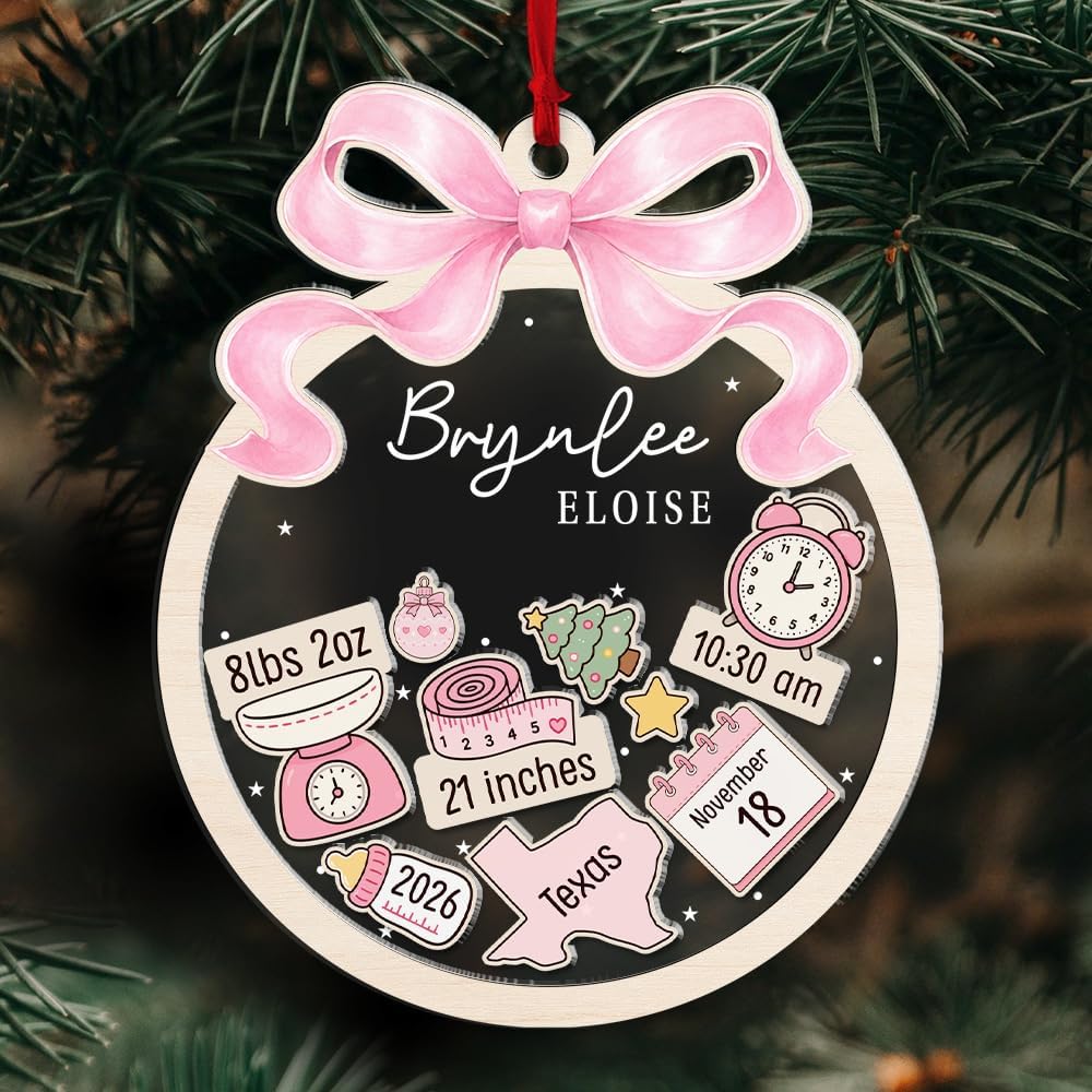 Personalized Christmas Ornament – Baby15 – image 1