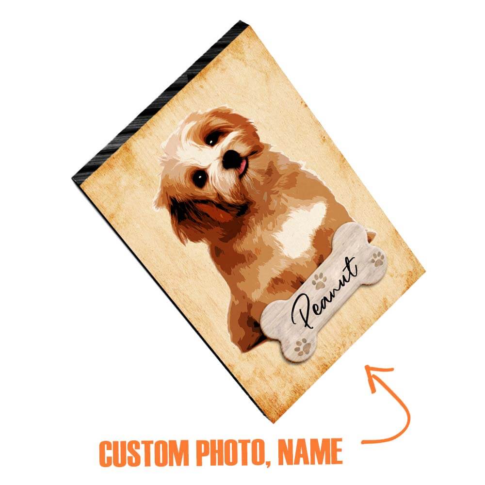Pet Portrait Personalized Desktop Plaque