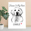 Forever In My Heart Custom Pet Art Photo Desktop Plaque