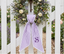 Monogram Wreath Sash Bow for Front Door, Personalized Initial Name, Monogramed Embroidered Ribbon with Adjustable Bow Knot Farmhouse Door Wreath Decor, Gift for Family Friends