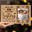 Side By Side Or Miles Apart Sisters Connected By The Heart Personalized Wood Pallet Sign