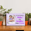 The Love Between A Mother and Daughter Knows No Distance Personalized Desktop Plaque