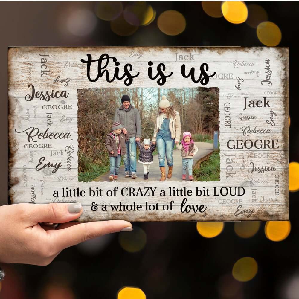 This Is Us Family Personalized Wood Pallet Sign