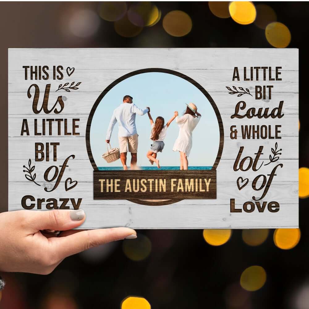 This Is Us Our Family Personalized Wood Pallet Sign