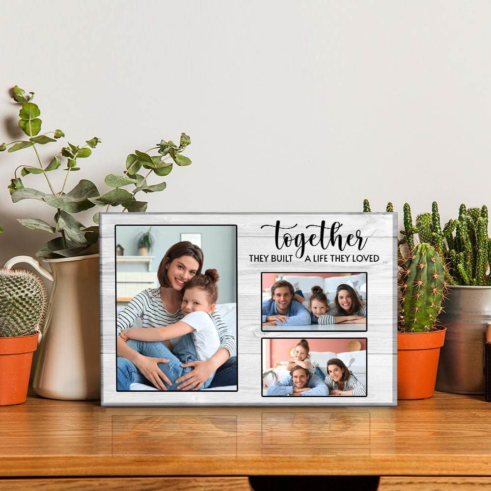 Together They Built A Life Desktop Plaque
