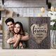 We Decided On Forever Carved Tree Desktop Plaque